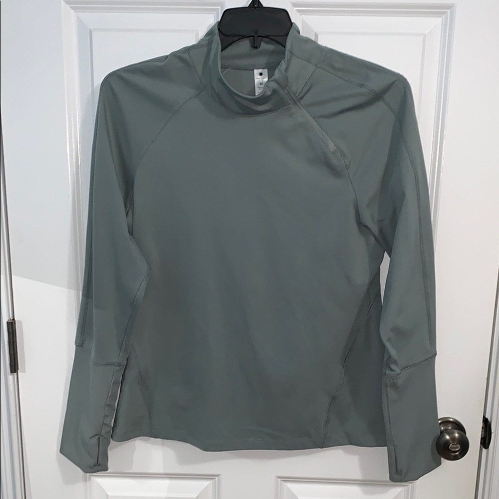 Yogalicious Lux XL Green/Grey Long Sleeve Top